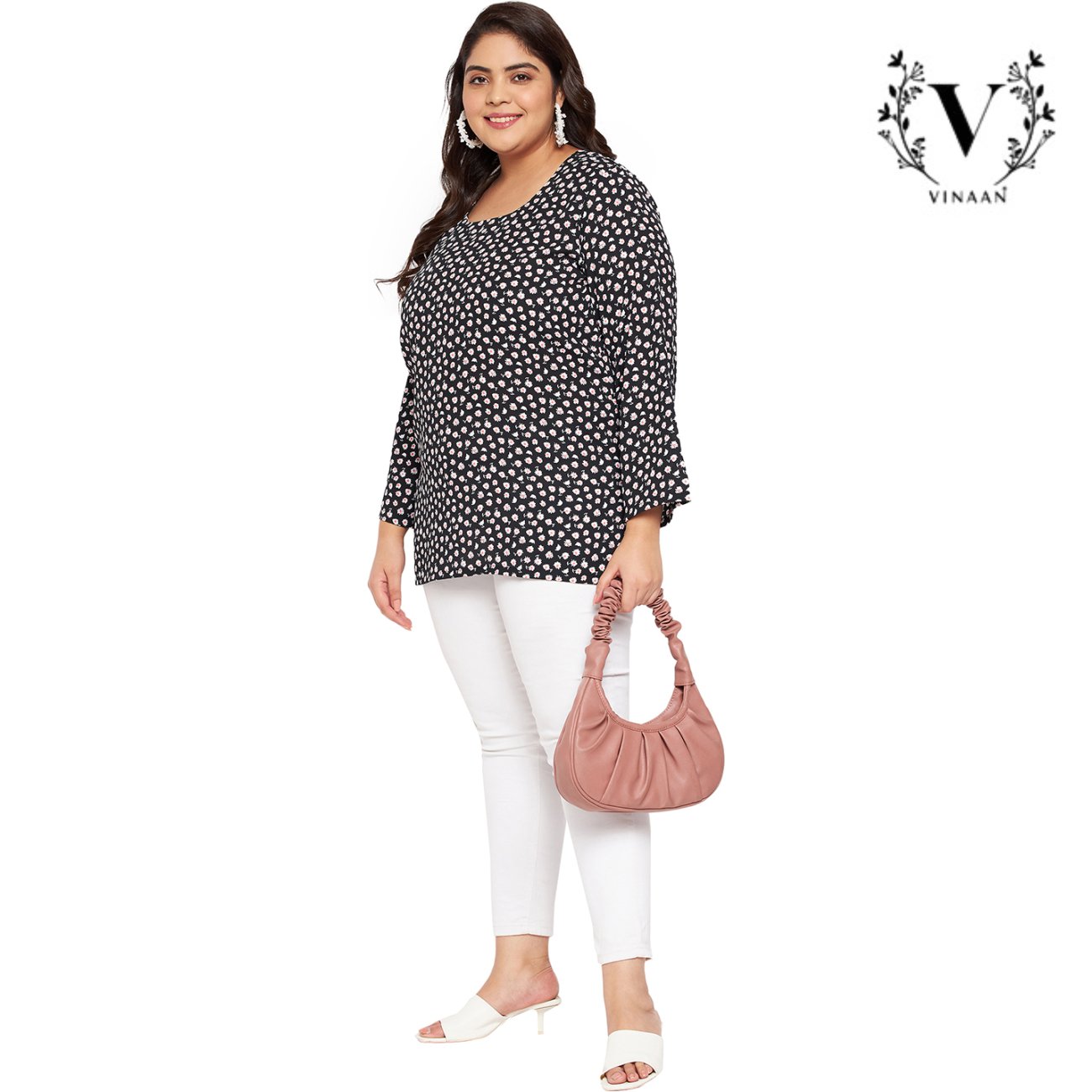 Essential Blooming Black Top - Image 3