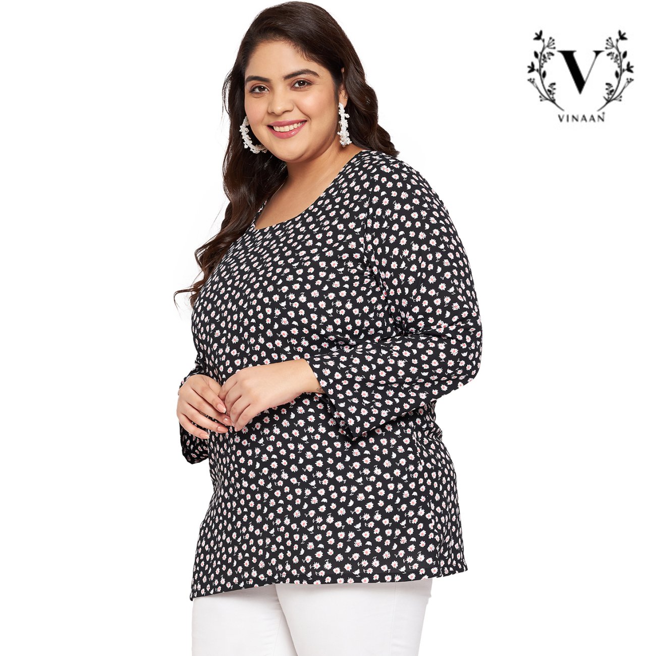 Essential Blooming Black Top - Image 4