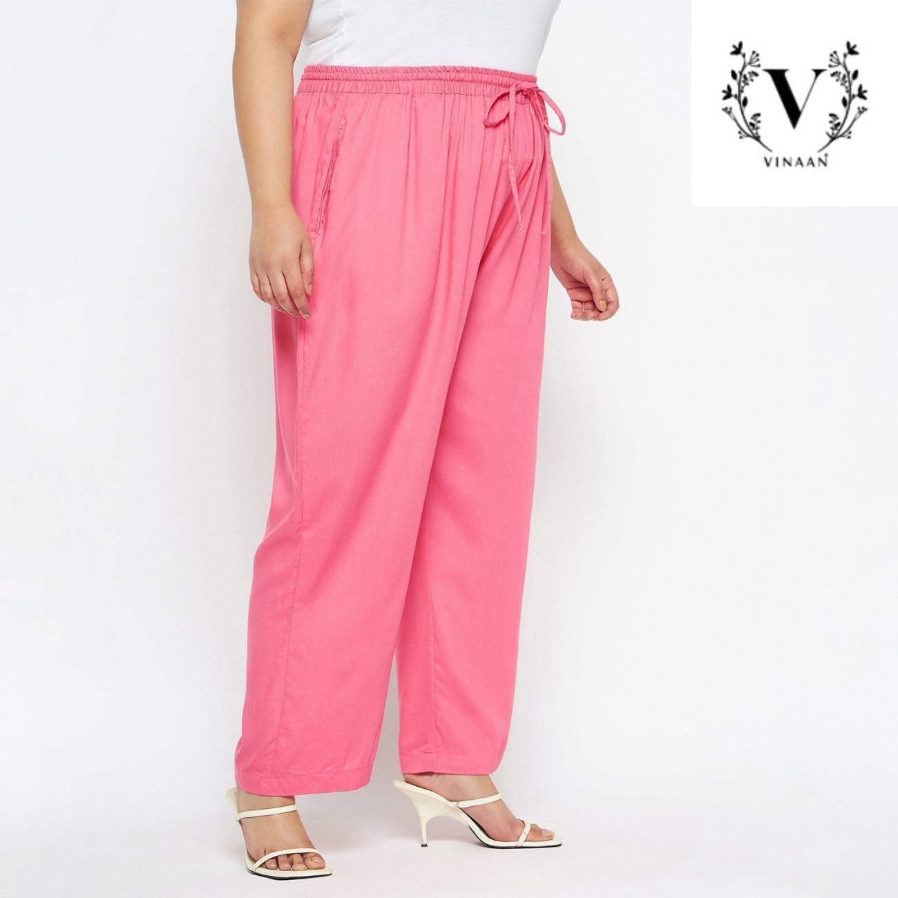 Flamingo Pink Palazzo - Image 4