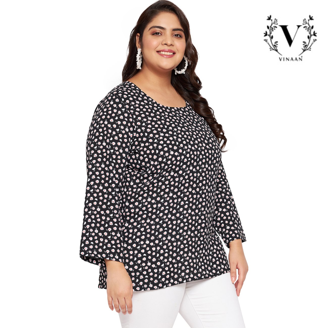 Essential Blooming Black Top - Image 5