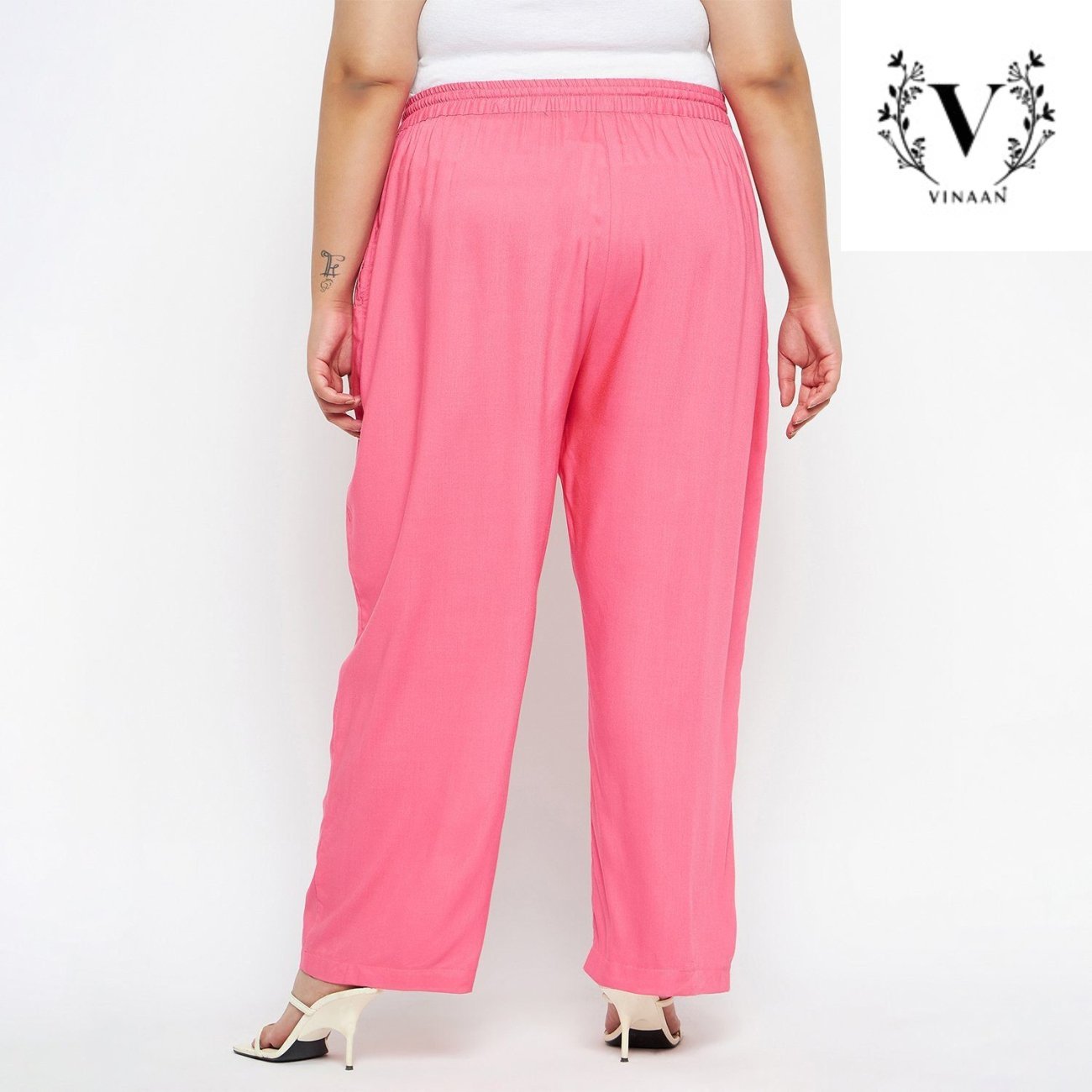 Flamingo Pink Palazzo - Image 5