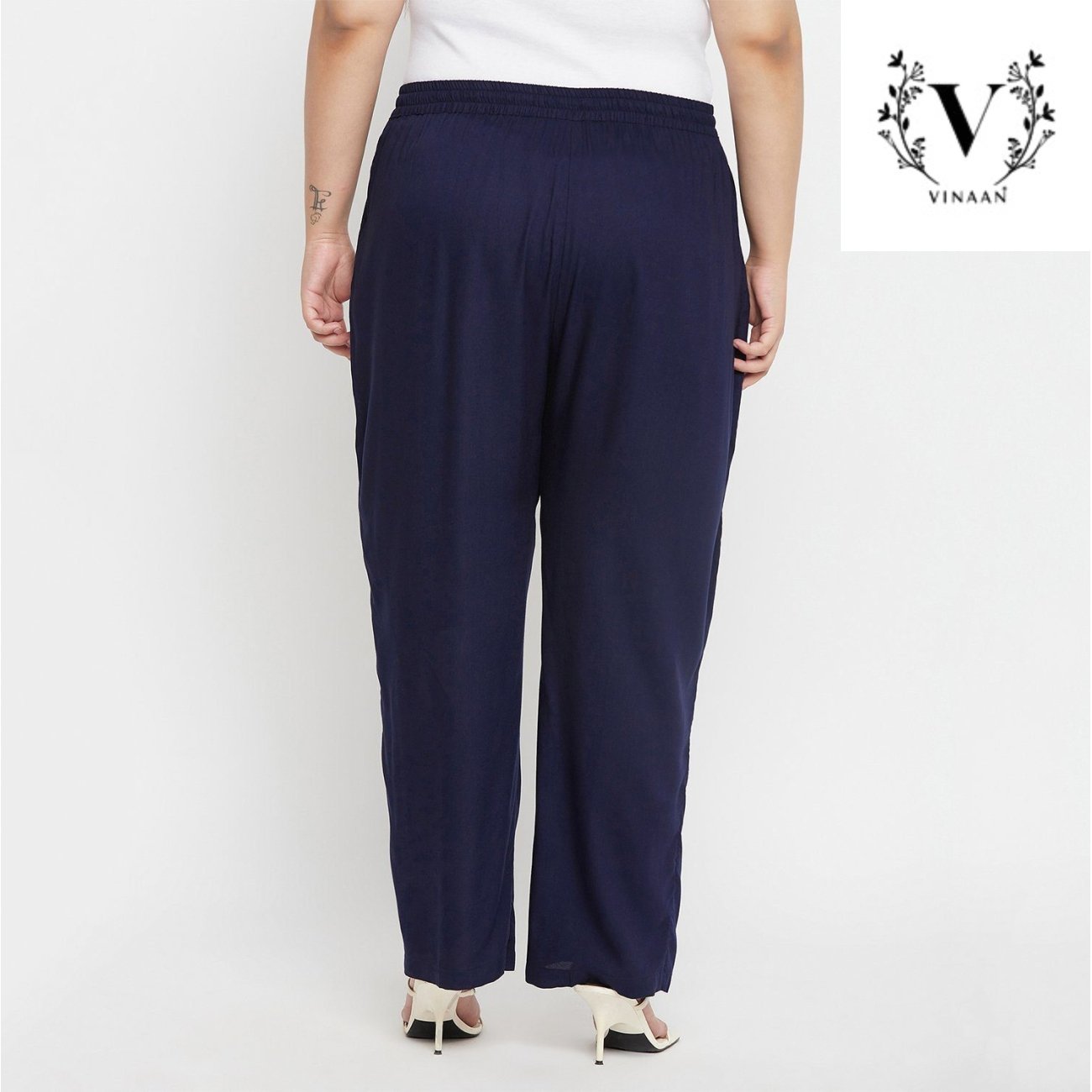 Navy Blue Palazzo - Image 6