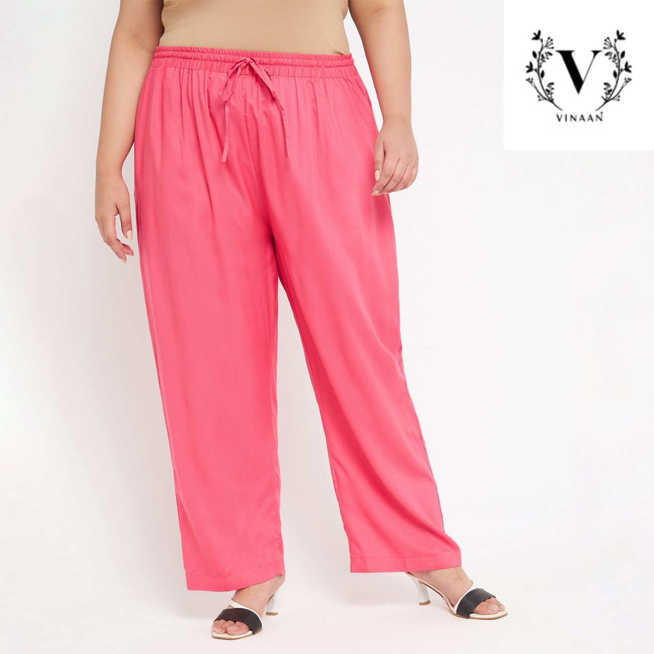 Flamingo Pink Pleated Co-ord Set - Image 2