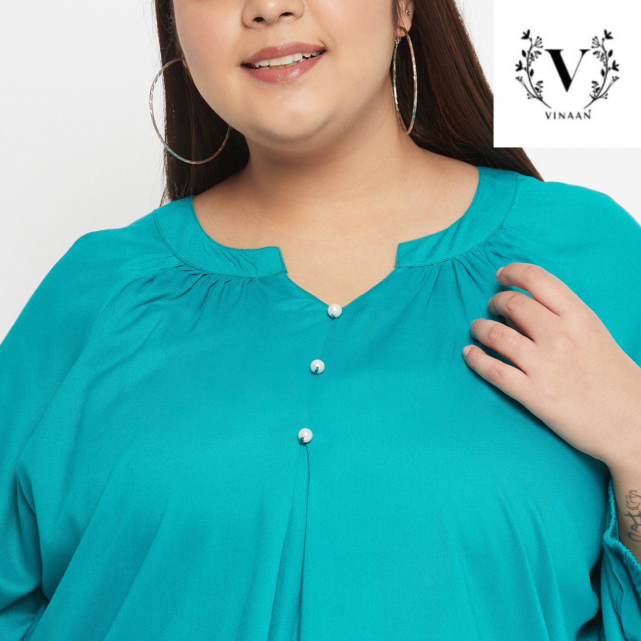 Teal Pearl top - Image 4